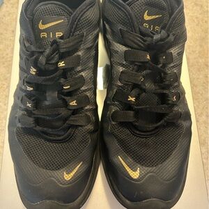 Nike Black and Gold Athletic Shoes